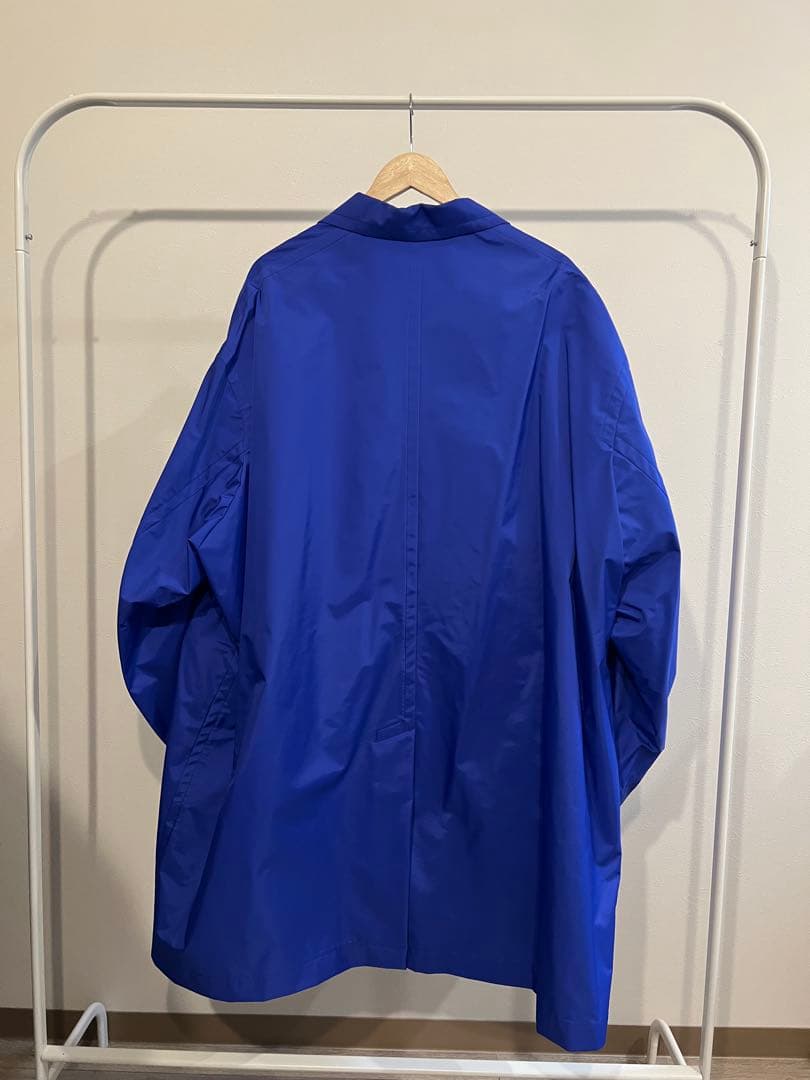 さ*ん様 kolor 20ss ナイロンチェスターコート 青