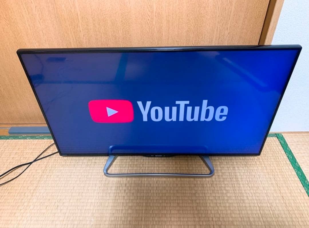 SHARP 40型 スマート液晶テレビ　YouTubeなど対応/地上波BSCS
