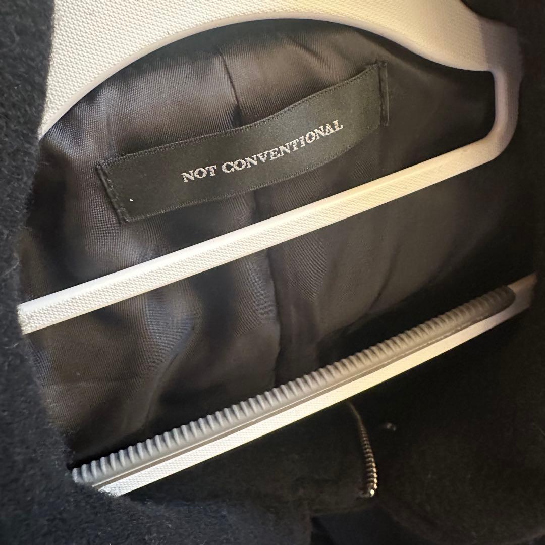 極美品Not conventionalバックルコート