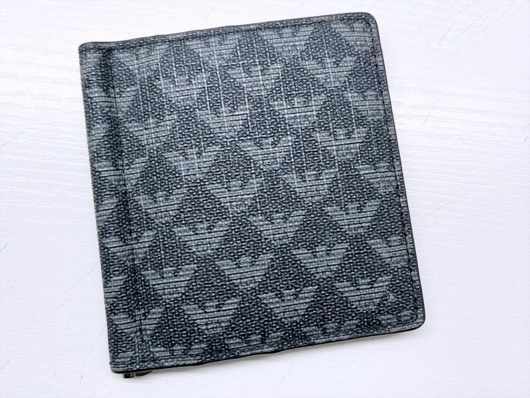 使用感なし　美品　エンポリオアルマーニ　イーグル　PVC　マネークリップ