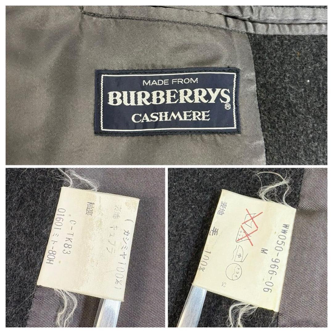 【美品】BURBERRY カシミヤ ロング コート ヴィンテージ Mサイズ