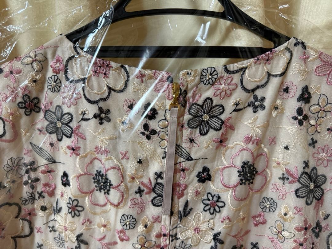 可愛いオーガンジー刺繍ワンピース ローズティアラ 46 Rose Tiara