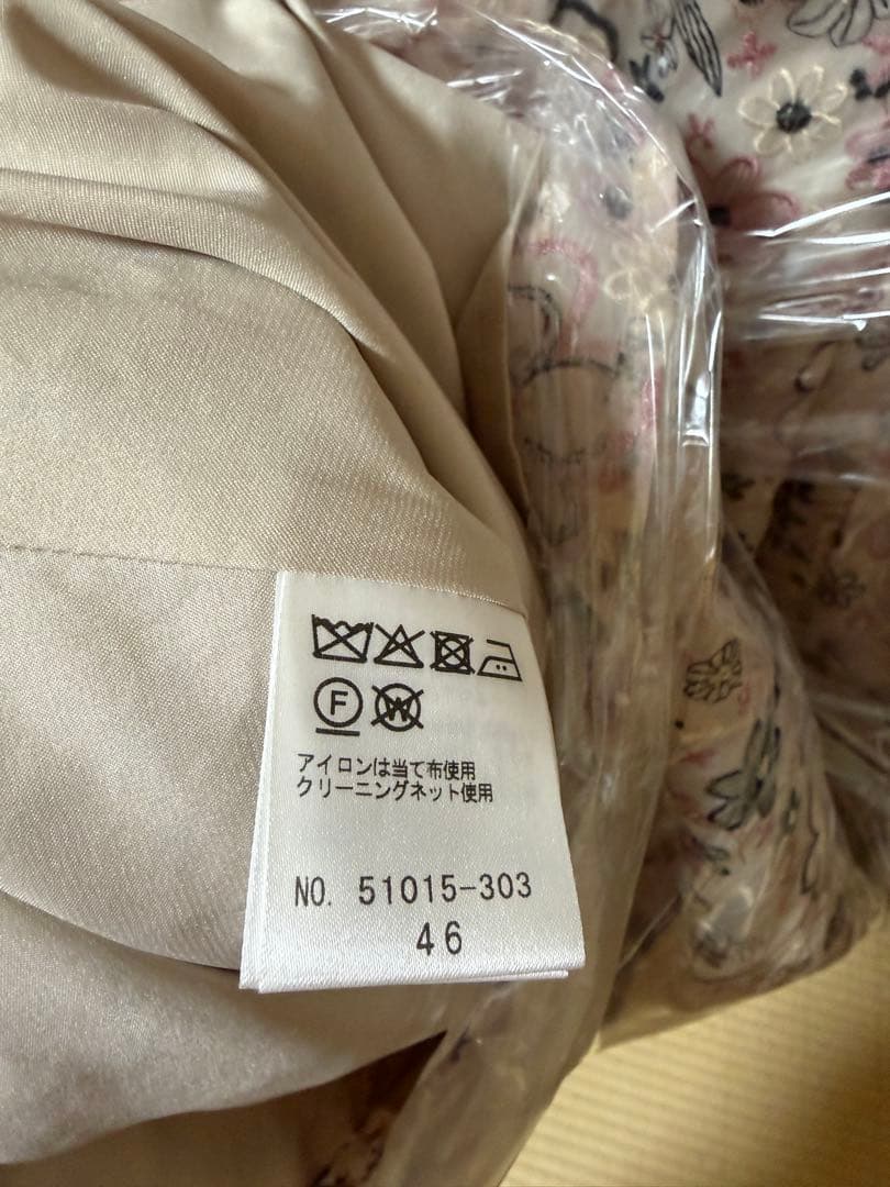 可愛いオーガンジー刺繍ワンピース ローズティアラ 46 Rose Tiara