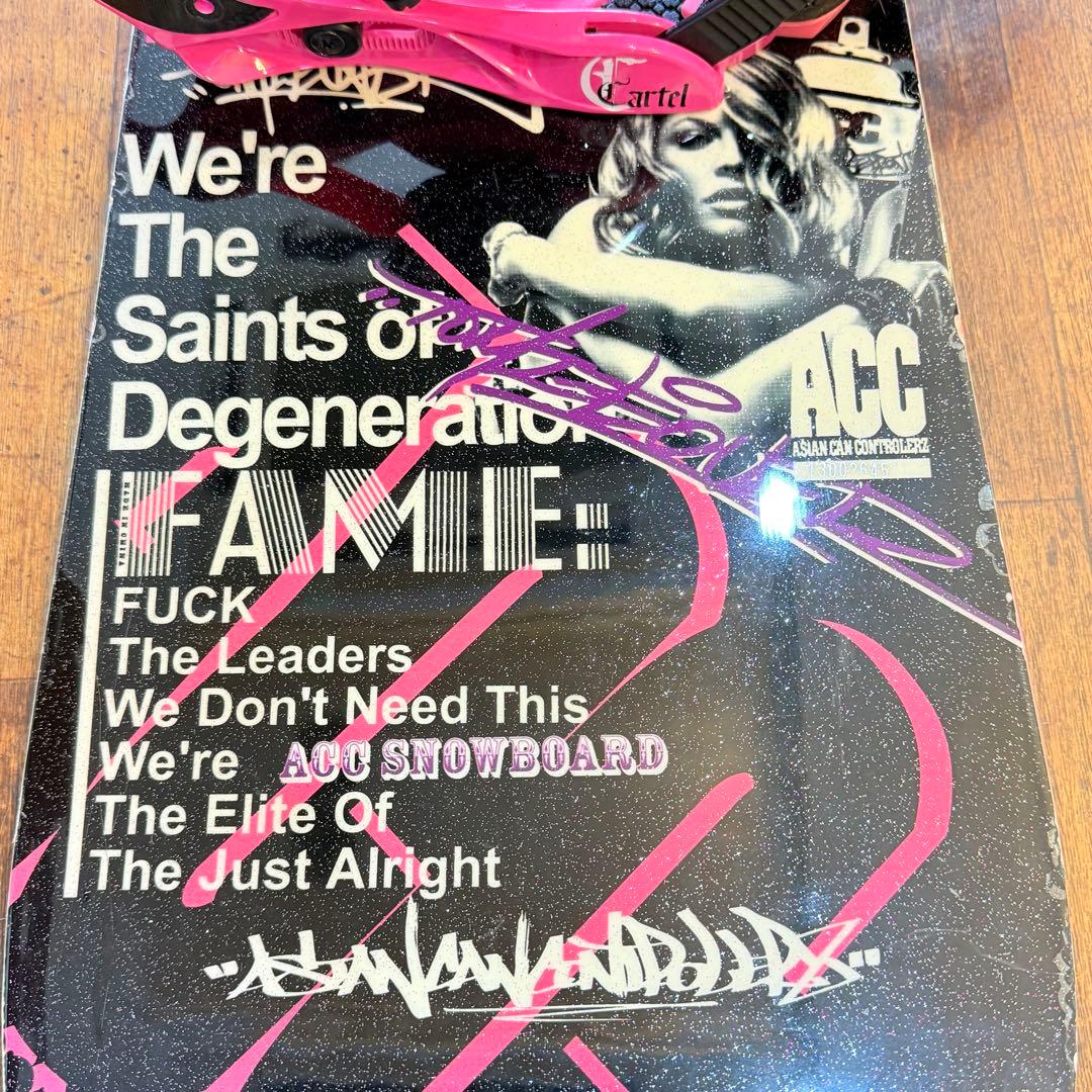 送込！ACC CASINO 153 Burton スノーボード セット バートン