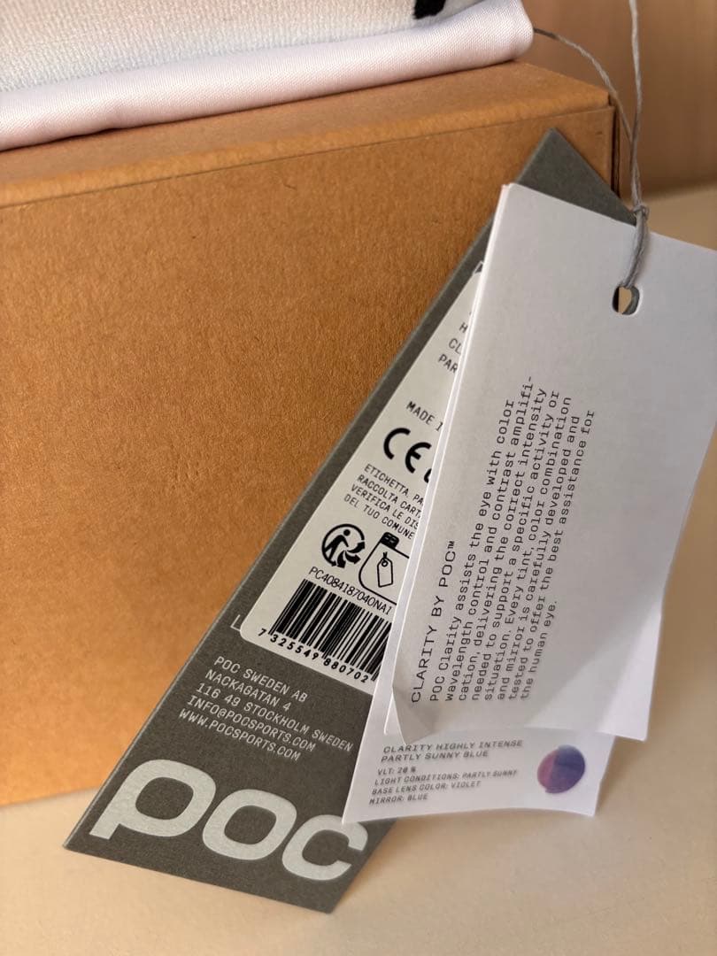 新品未使用　POC Fovea WF Hydrogen White ゴーグル