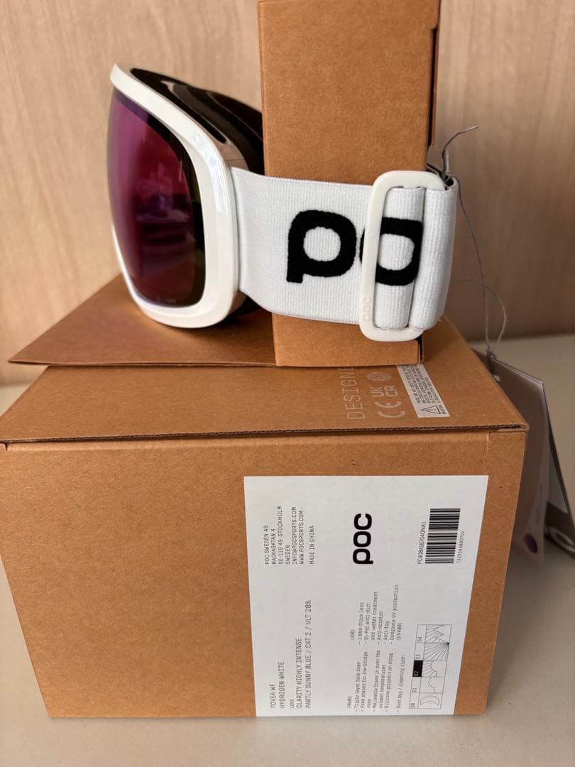 新品未使用　POC Fovea WF Hydrogen White ゴーグル