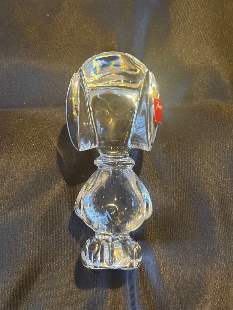 ム*ー様 Baccarat バカラ スヌーピー オブジェ 置物　クリスタル