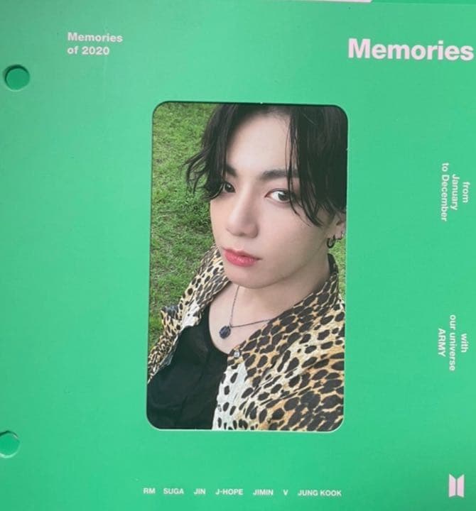 BTS  Memories of 2020  トレカ　ジョングク　グク