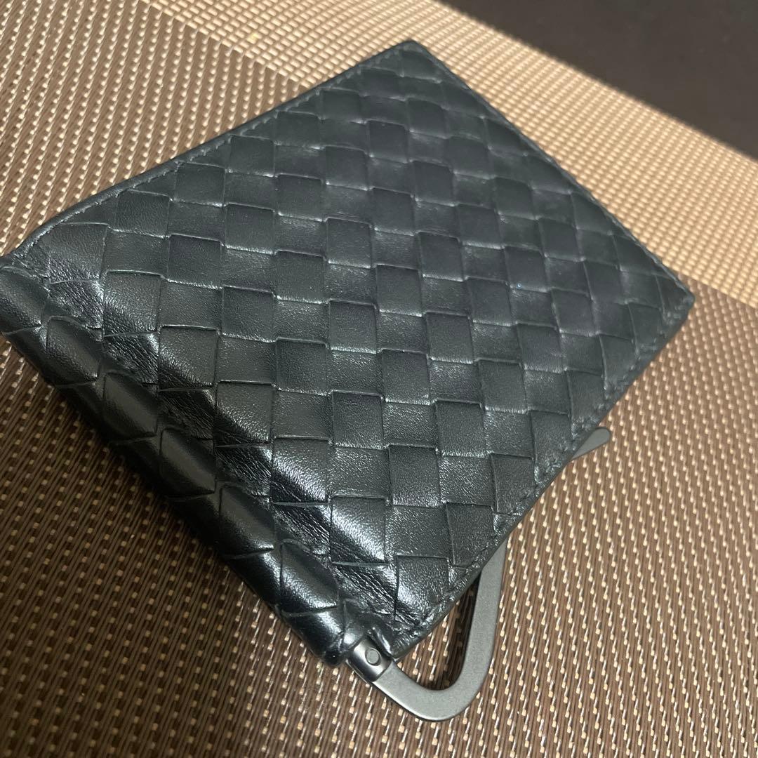 極美品✨RFID内蔵 BOTTEGA VENETA イントレ マネークリップ