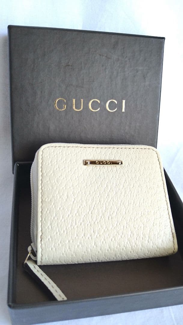 値下げ◆未使用新品GUCCI ホワイトケース 115255 B8694