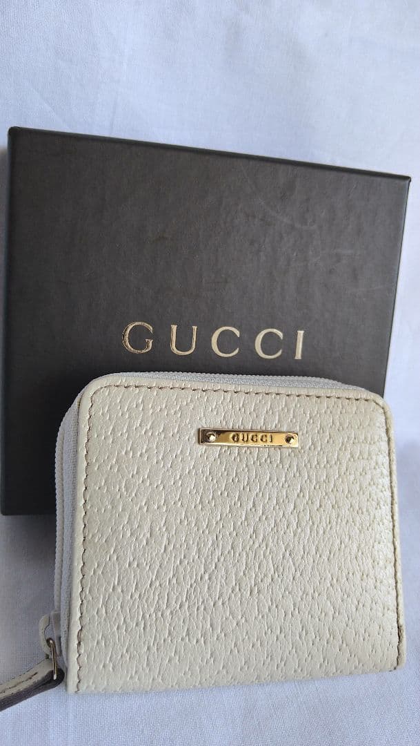 値下げ◆未使用新品GUCCI ホワイトケース 115255 B8694
