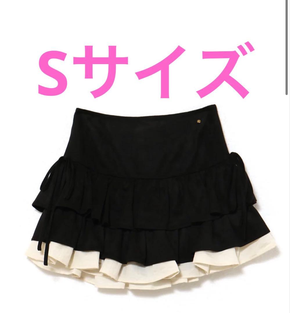 andmary Mel gather skirt Sサイズ Black