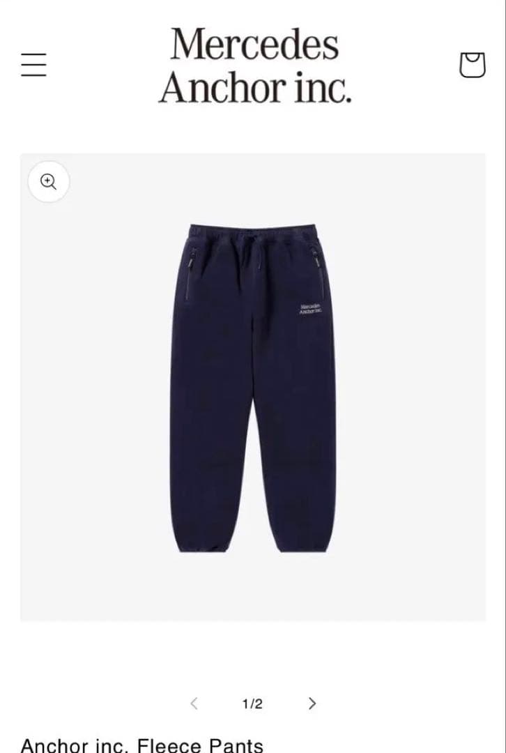 Mercedes Anchor inc. フリースパンツ　Mサイズ