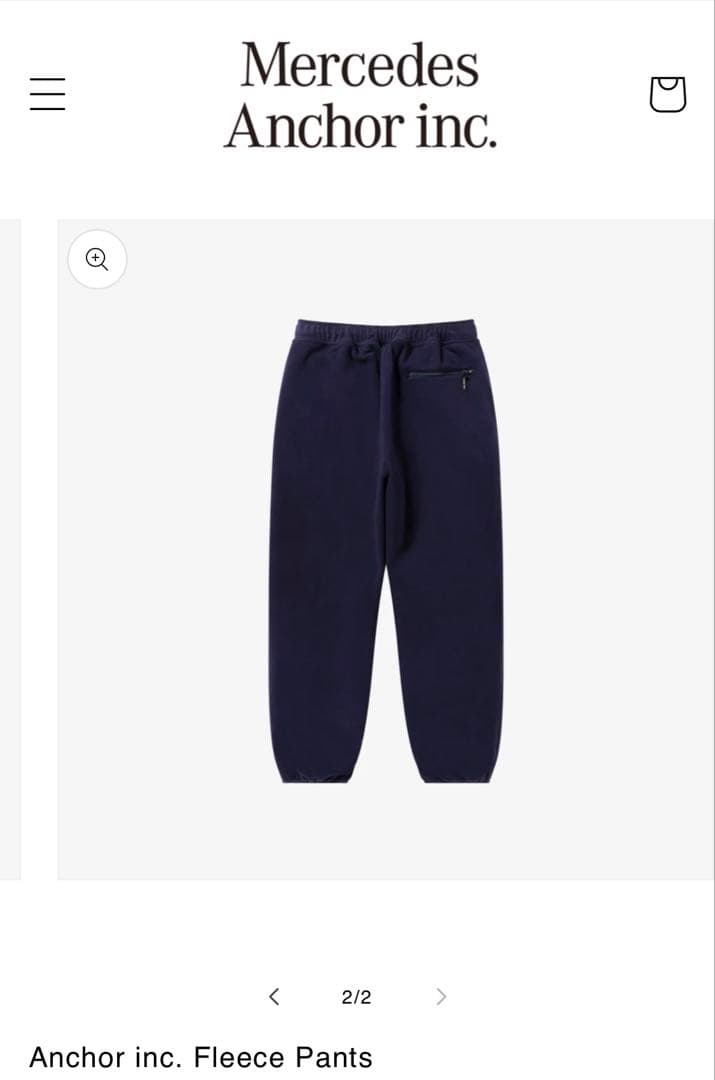 Mercedes Anchor inc. フリースパンツ　Mサイズ