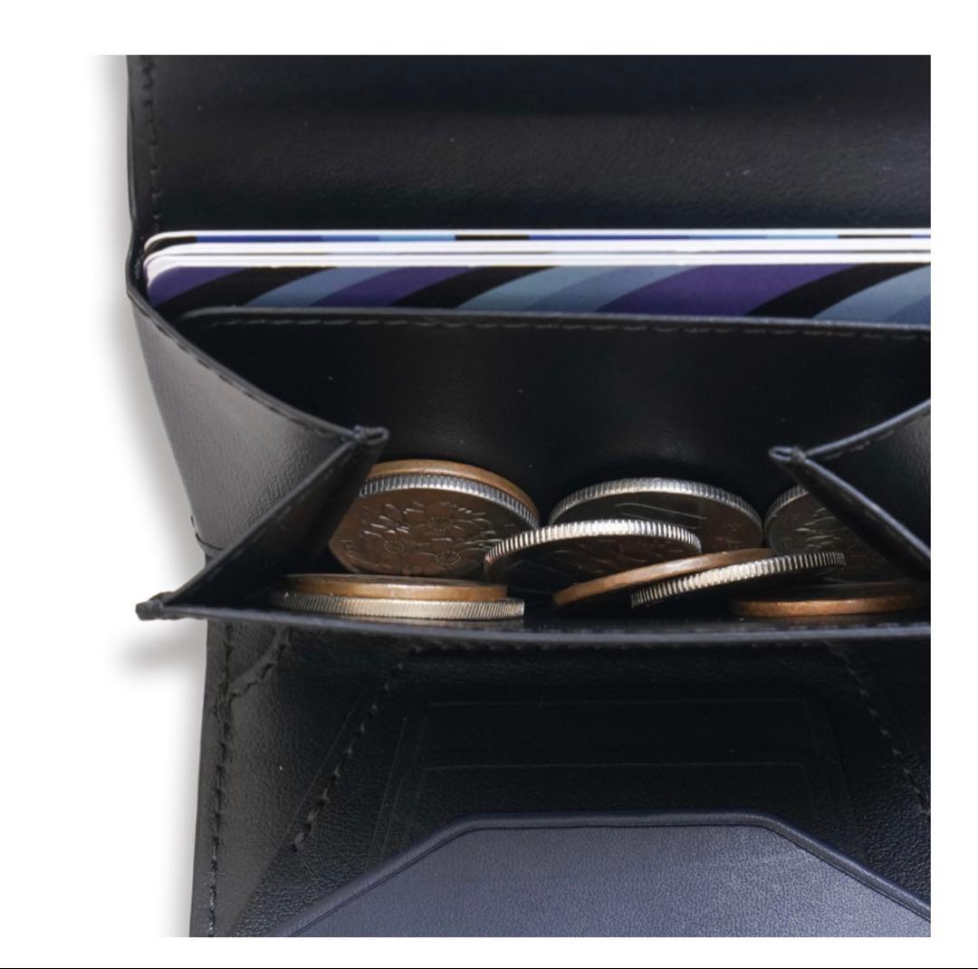 ヴィンテージリバイバルプロダクションズ　小さい縦使い財布　ネイビー