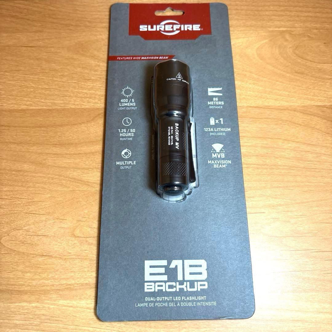 SUREFIRE(シュアファイア)E1B-MV BACKUP MaxVision