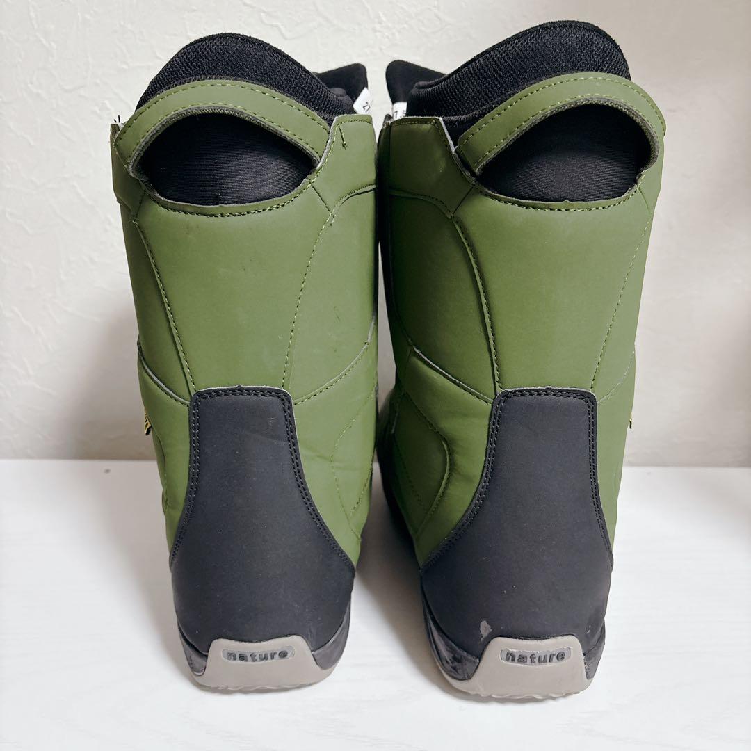 【美品】27.5 ARBN エアボーン スノーボードブーツ オリーブ×ブラック