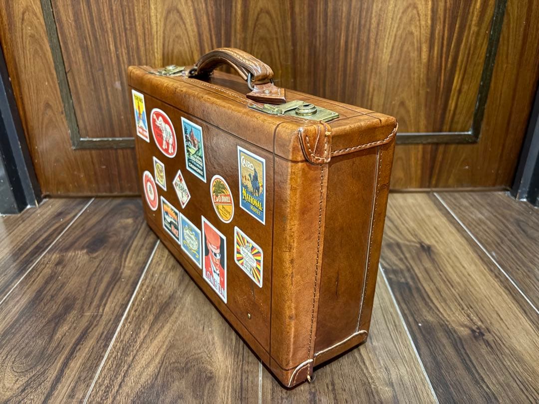 ヴィンテージ　トランク　ルイ・ヴィトン旅行ステッカー