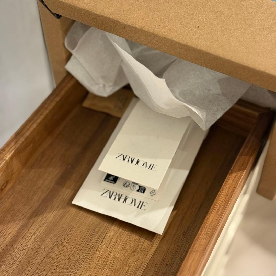 ZARA  メタルとウッド ストレージカート