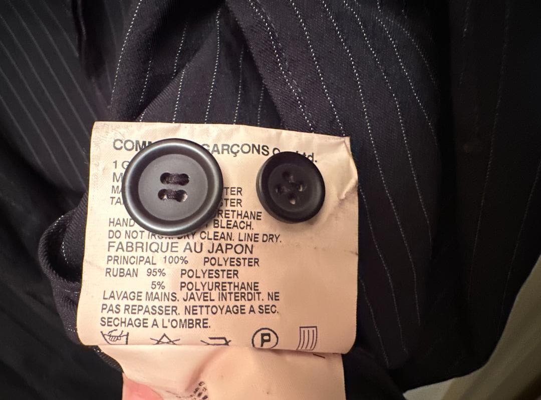 希少BLACK COMME des GARÇONS テーラードM 値下げ