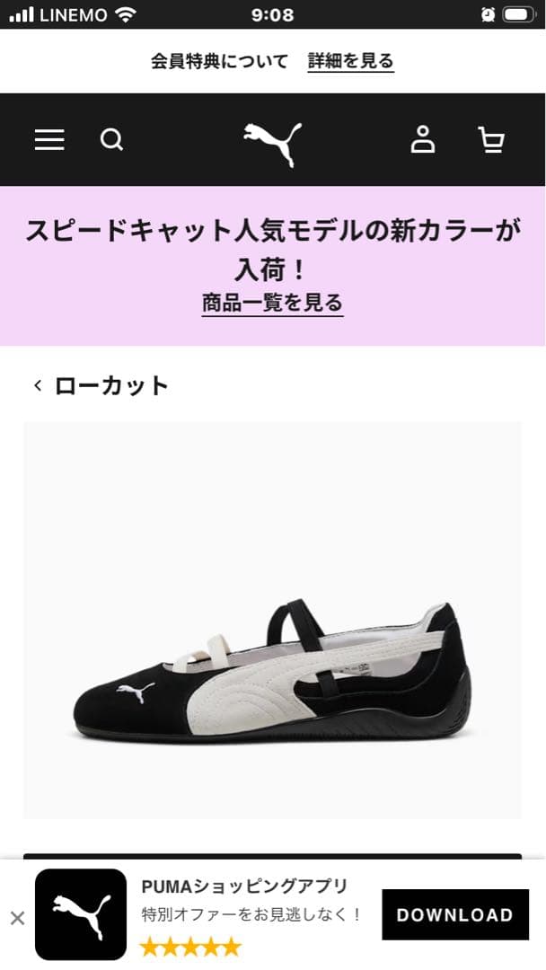 【PUMA 新品】 プーマスピードキャットレディース23cm 価格12100円