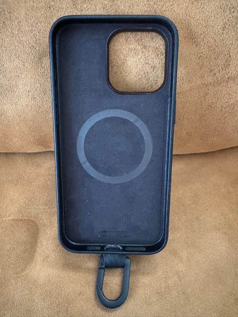 超美品　objcts.io オブジェクツアイオー マイクロバッグ黒iPhone