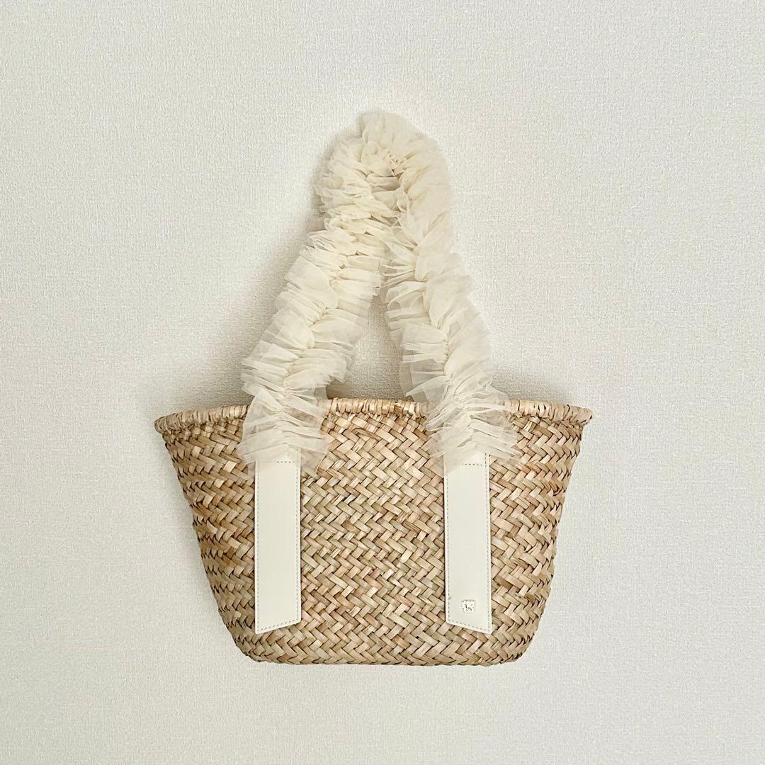 【週末限定セール】スナイデル SNIDEL ブレードチュールバッグ かごバッグ