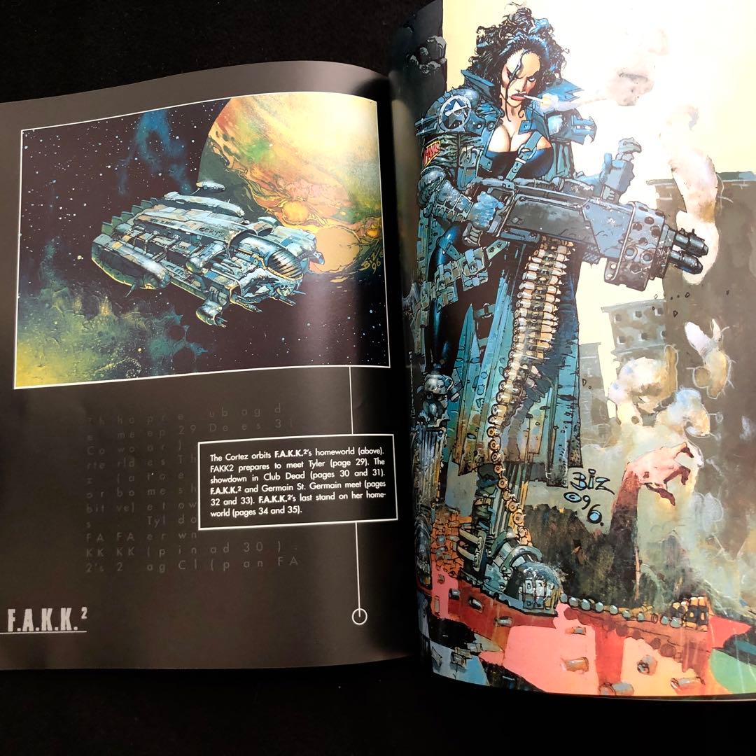 サイモン・ビズレー 画集「FAKK 2」1998年Heavy l