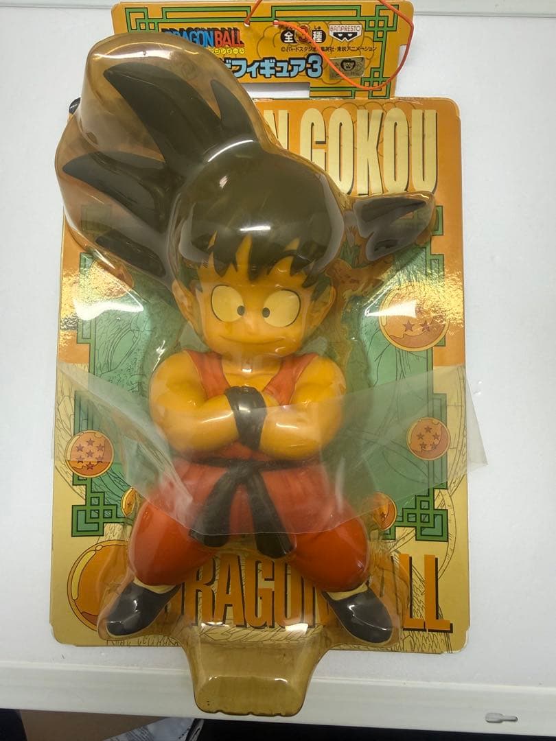 ドラゴンボール dxソフビフィギュア 孫悟空　ミスターポポ　当時物 ソフビ　未開