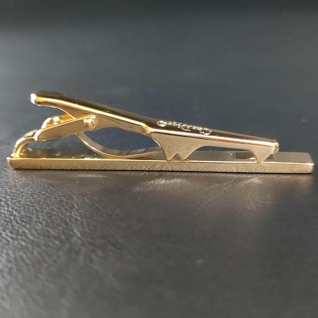 【極美品】Dior　ディオール　ネクタイピン　CDロゴ　ゴールド　X柄　クロス