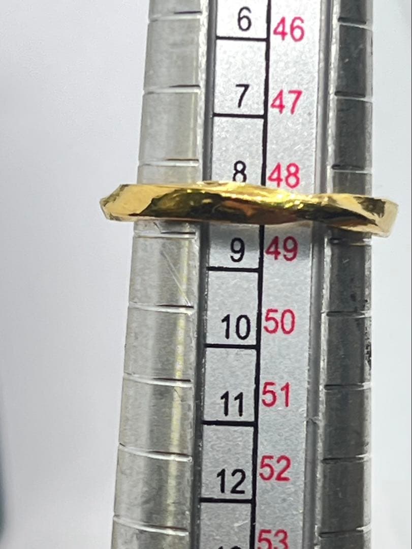 K24 純金 メビウスリング 3.31g指輪 リング 刻印あり ハンドメイド