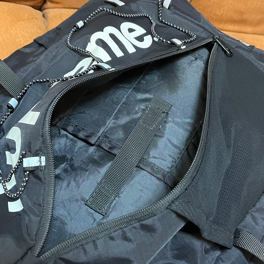 17SS Supereme コーデュラ　リップストップ　バックパック　ブラック