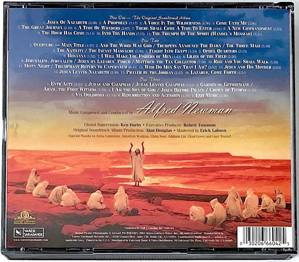 廃盤 3CD 偉大な生涯の物語 オリジナル・サウンドトラック 完全盤