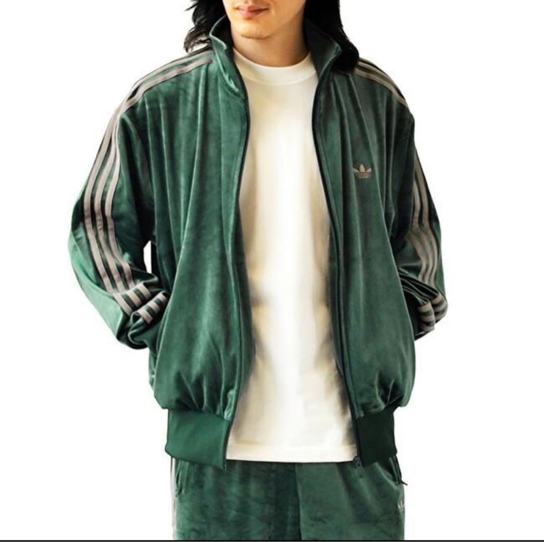 adidas FB VELVOUR TRACK TOP グリーン