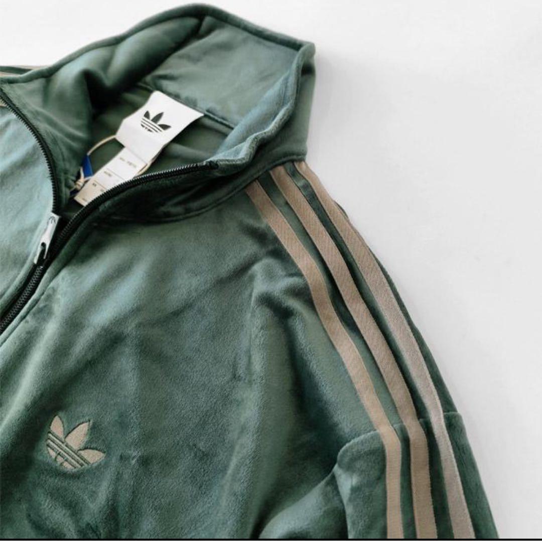 adidas FB VELVOUR TRACK TOP グリーン