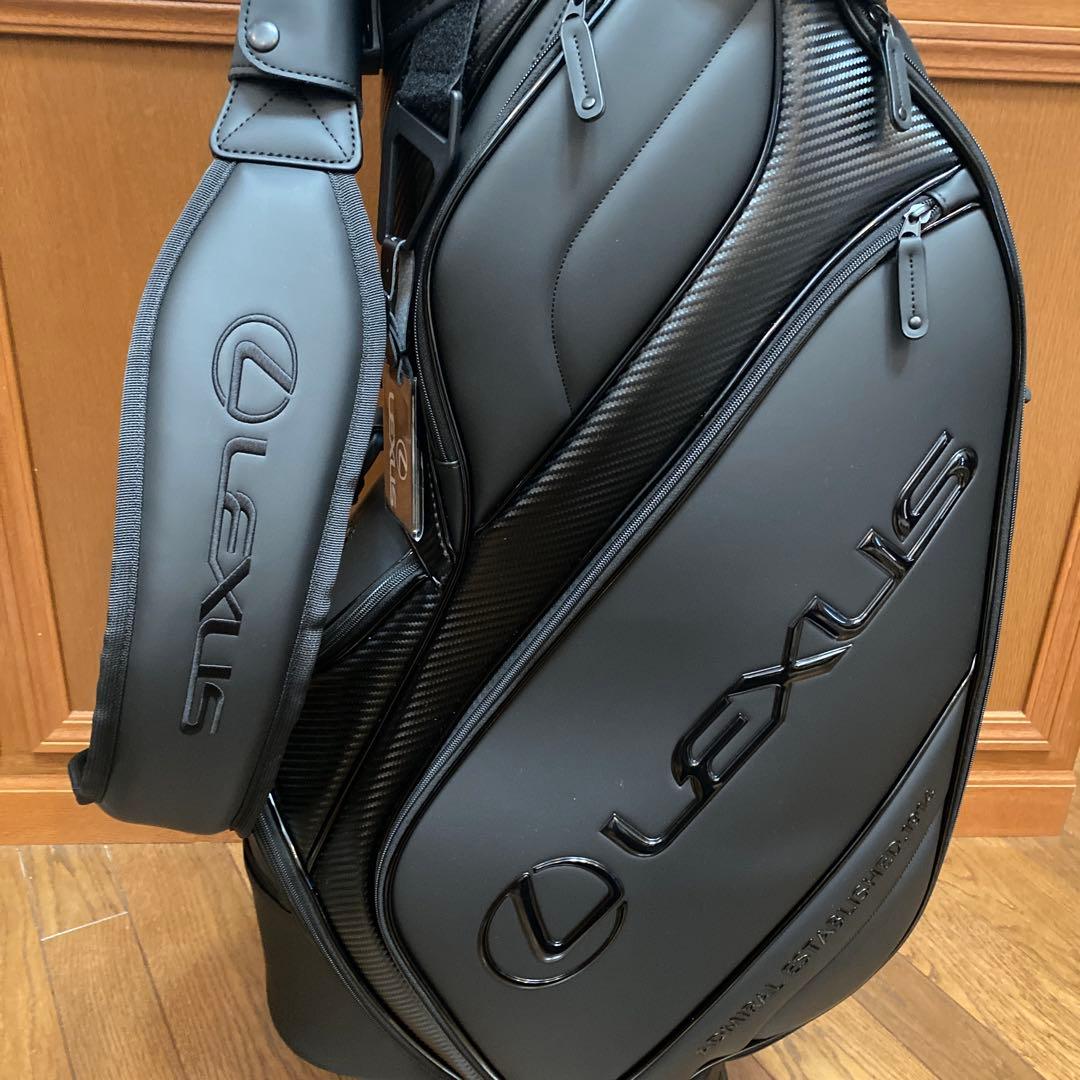 Lexus ゴルフバッグ マッドブラック　新品未使用品