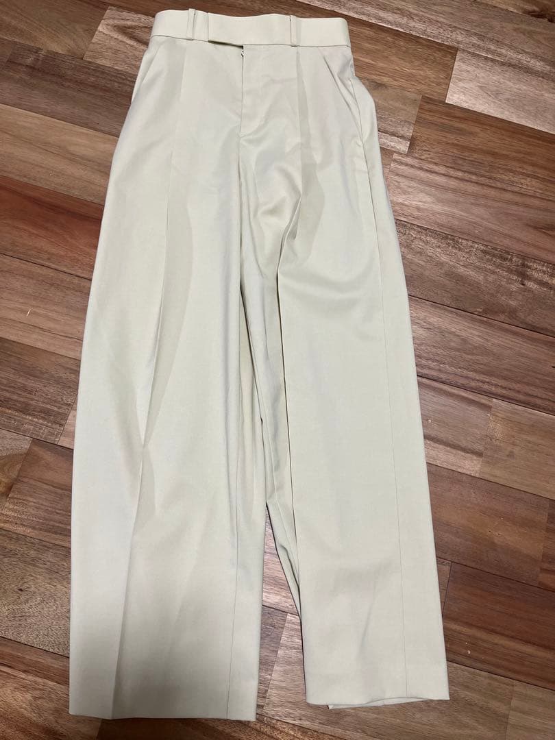 aoi様　NOBLE エステルツイルストレッチスラックスパンツ イエローB 36