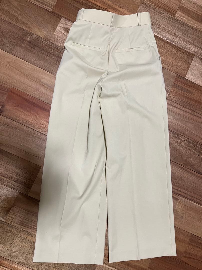 aoi様　NOBLE エステルツイルストレッチスラックスパンツ イエローB 36