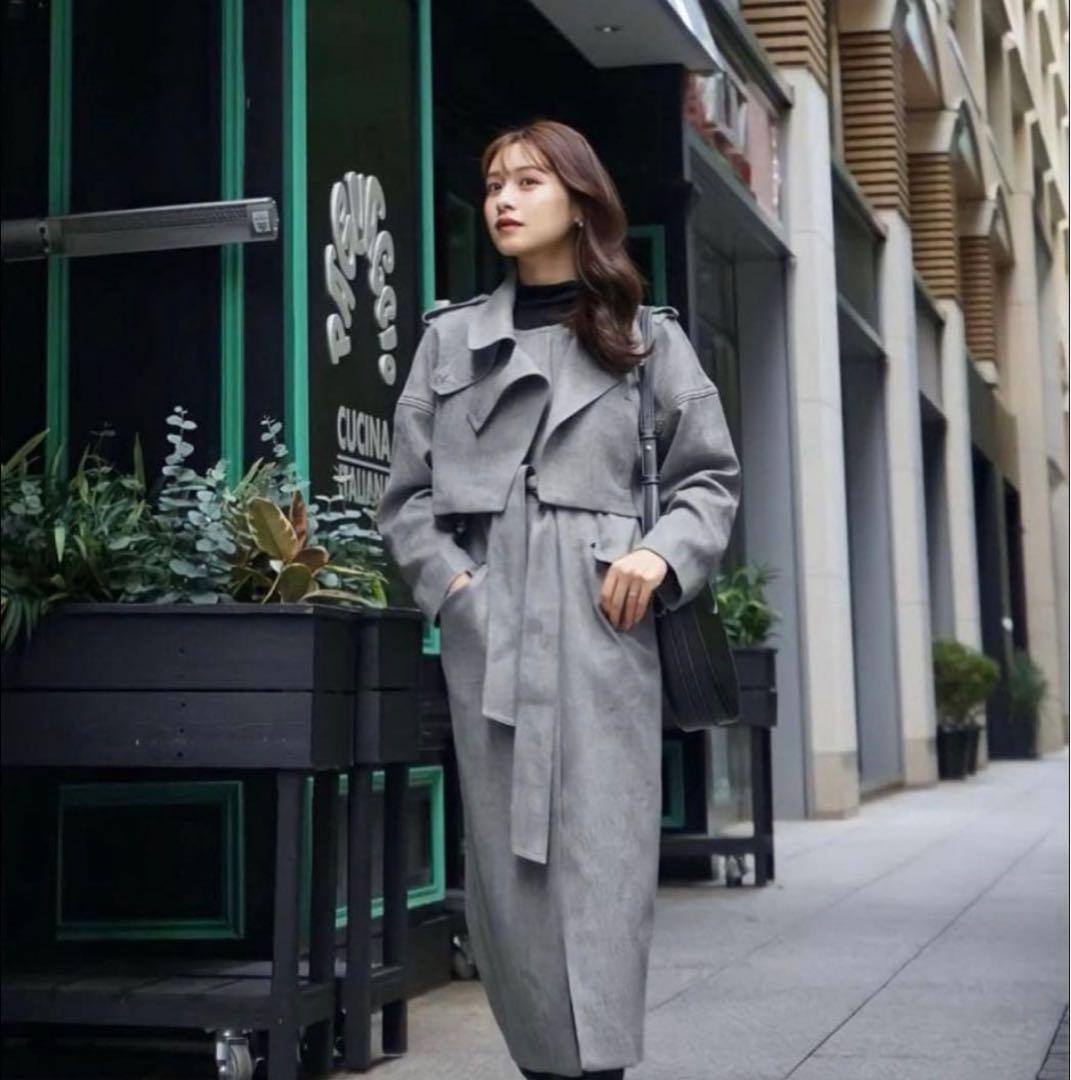 L’or 3way trench coat black 黒 新品　お値下げ可！