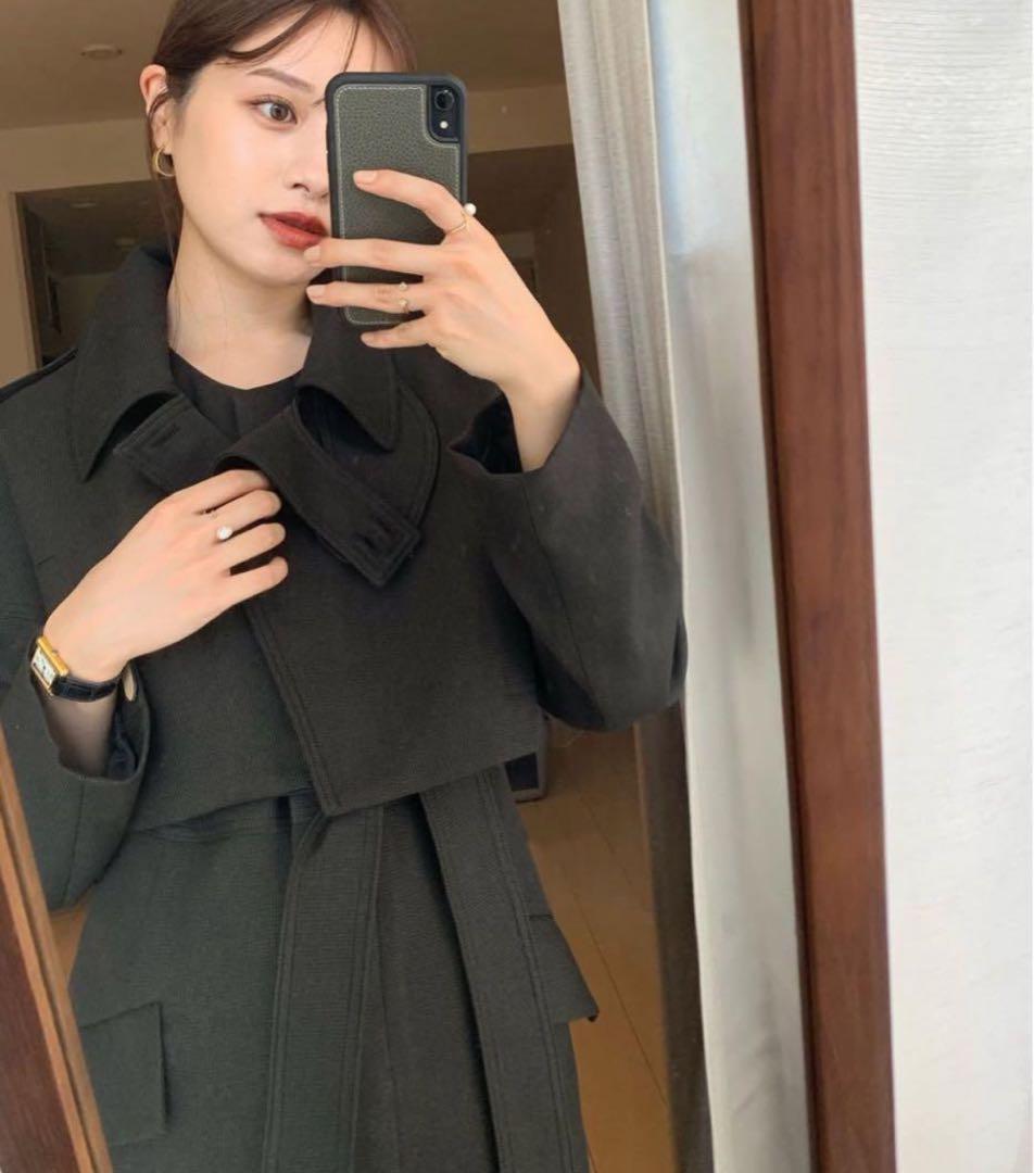 L’or 3way trench coat black 黒 新品　お値下げ可！
