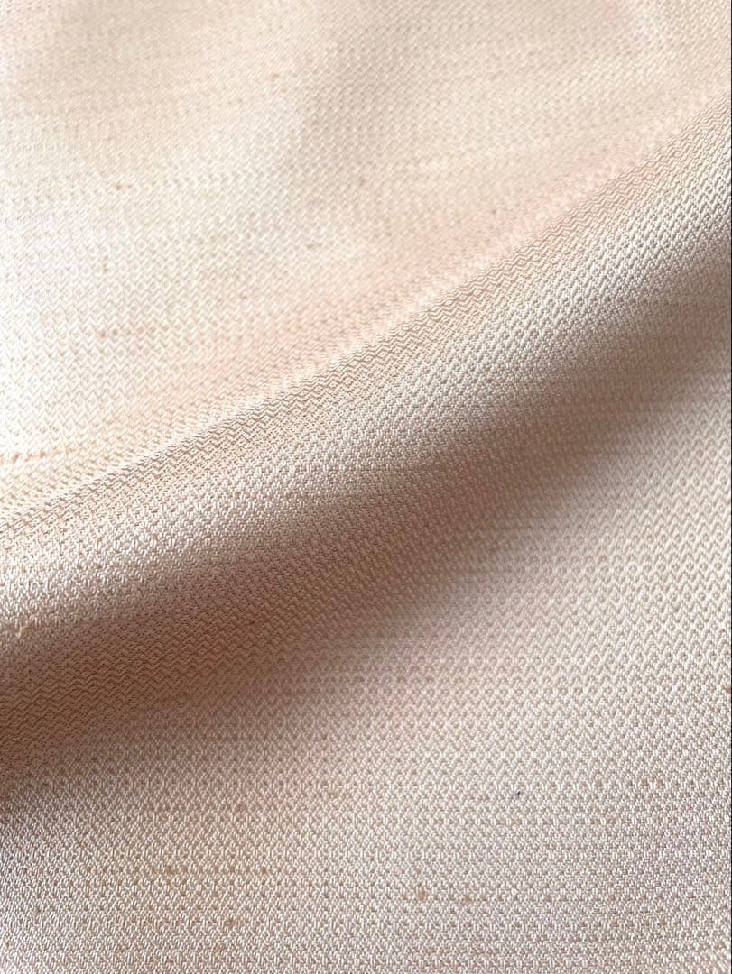 貴久樹 ナチュラルタッサー 正絹 裄丈67cm