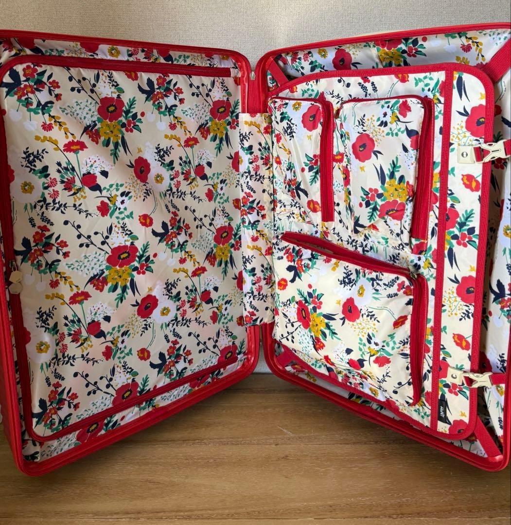 付属証あり！新品★HaNTマイン75ℓキャスターストッパー付きキャリーケース