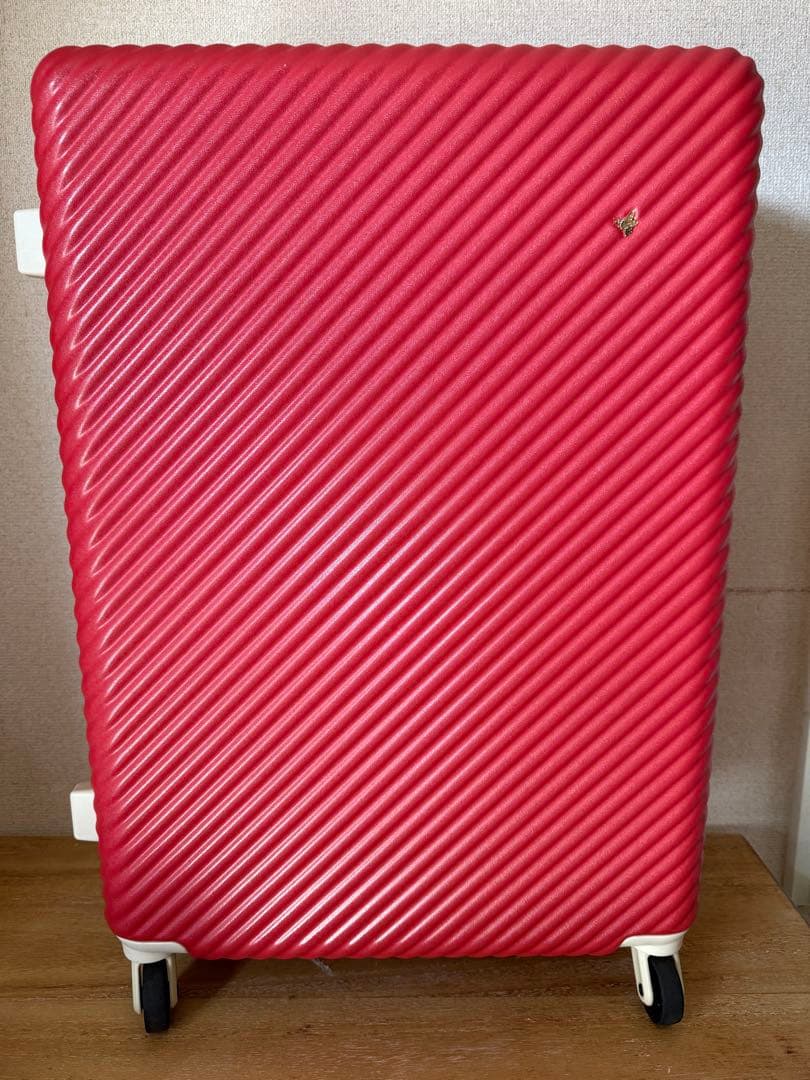 付属証あり！新品★HaNTマイン75ℓキャスターストッパー付きキャリーケース