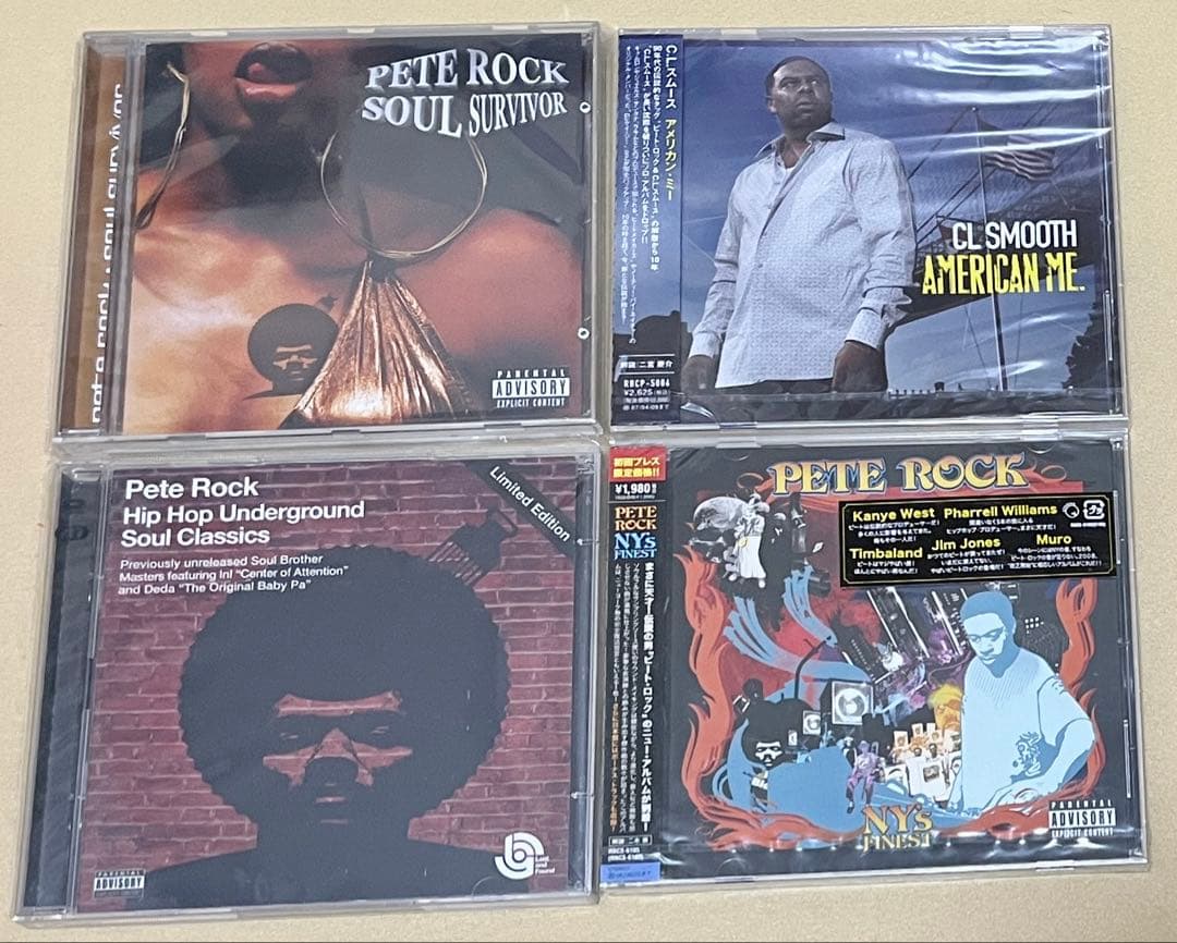 【バラ売り不可】　Pete Rock C.L. Smooth 4枚セット