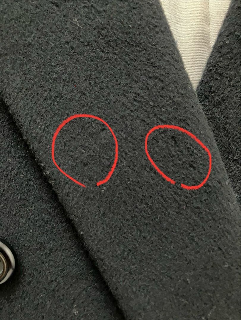 【美品】バーバリー カシミヤ混 チェスターロングコート 7AB2 シャドーホース