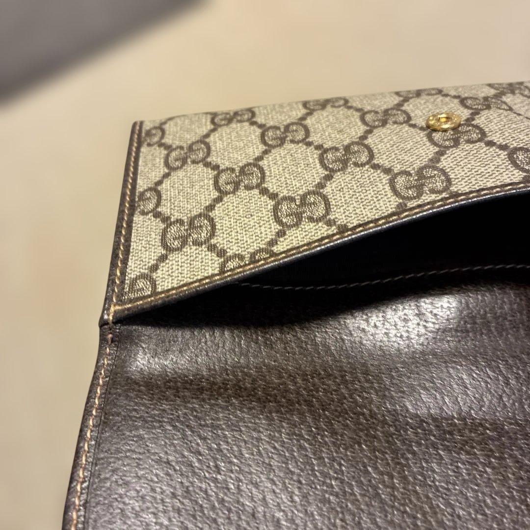 Gucci GGパターン 長財布 ベージュ/ブラウン