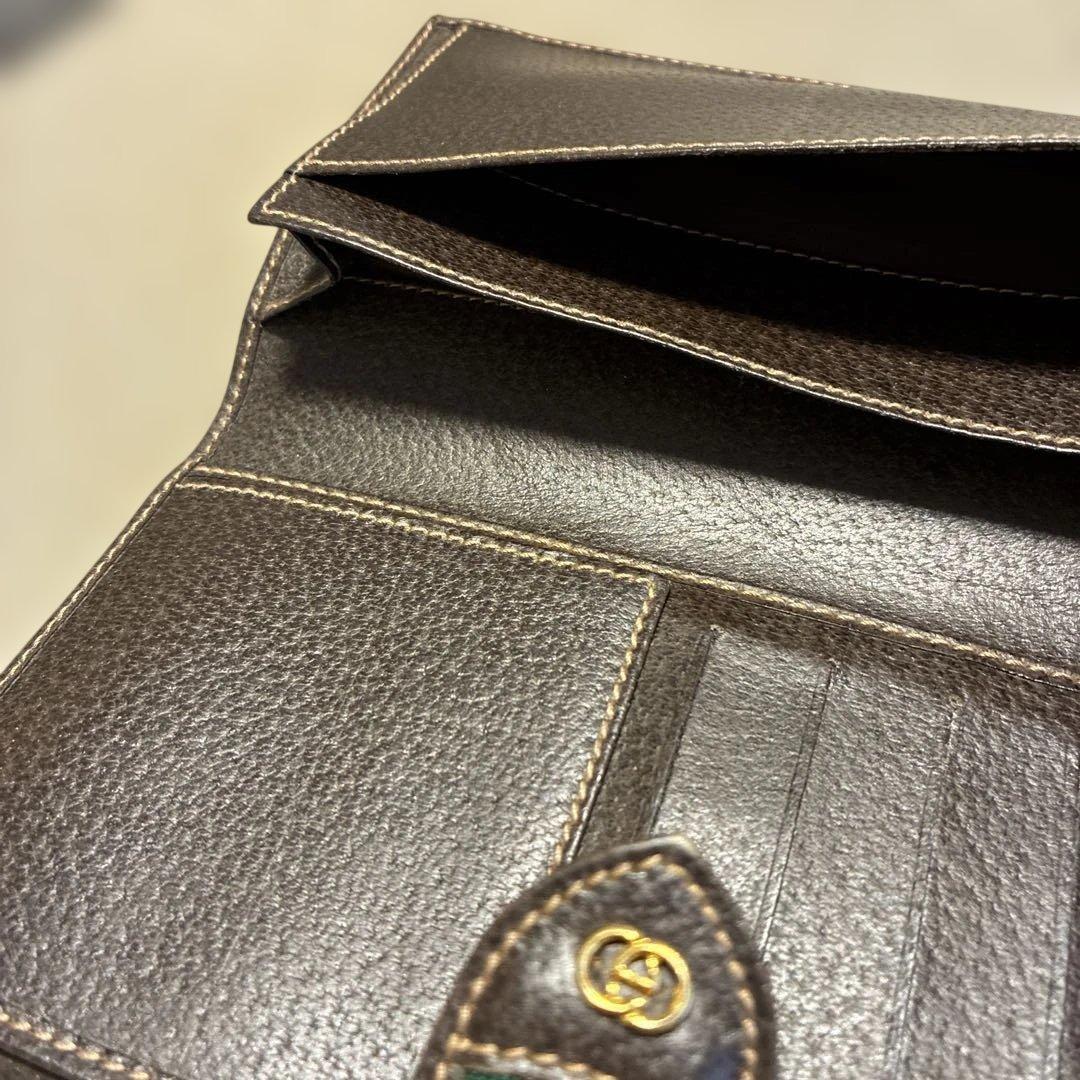 Gucci GGパターン 長財布 ベージュ/ブラウン