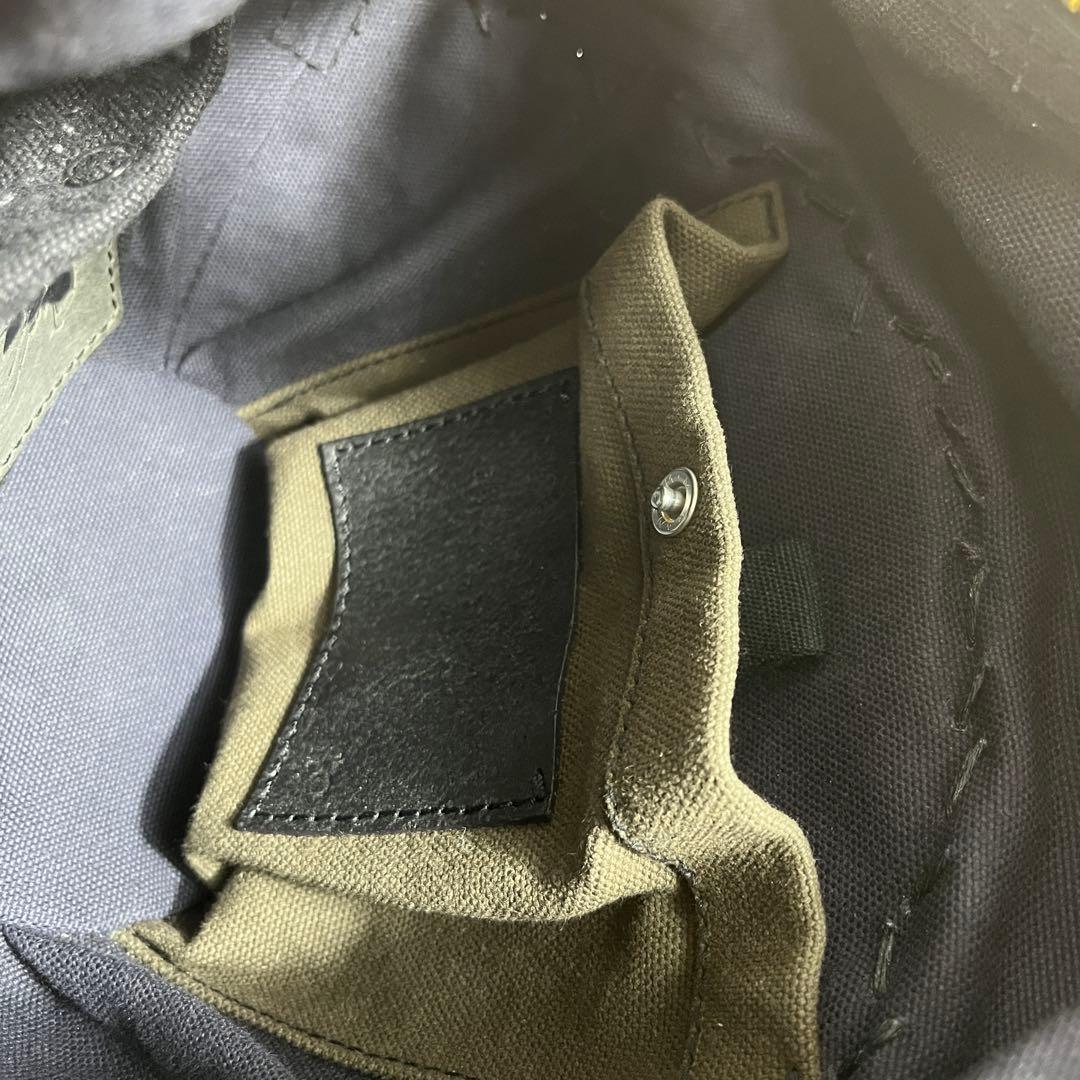 ✨美品 エバゴス かごバッグ オイルショルダーレザー ミラー バスケット型