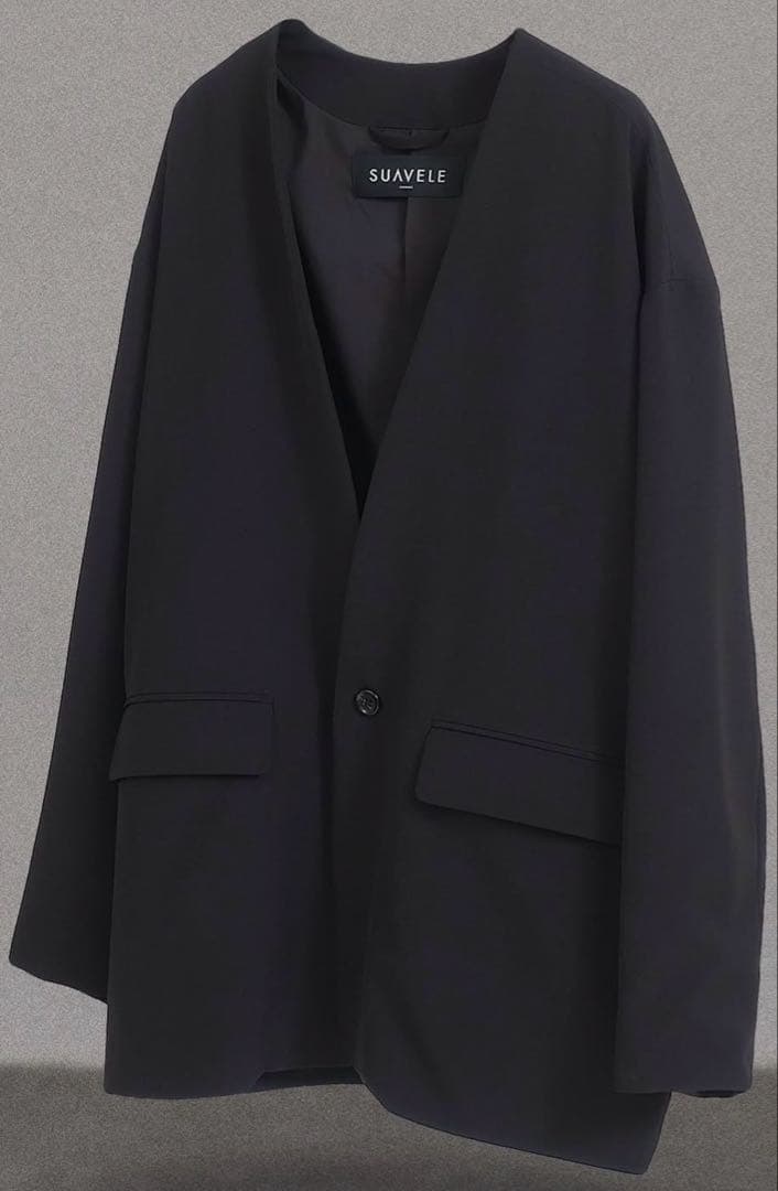 SUAVELE セットアップ　メンズ　ブラック