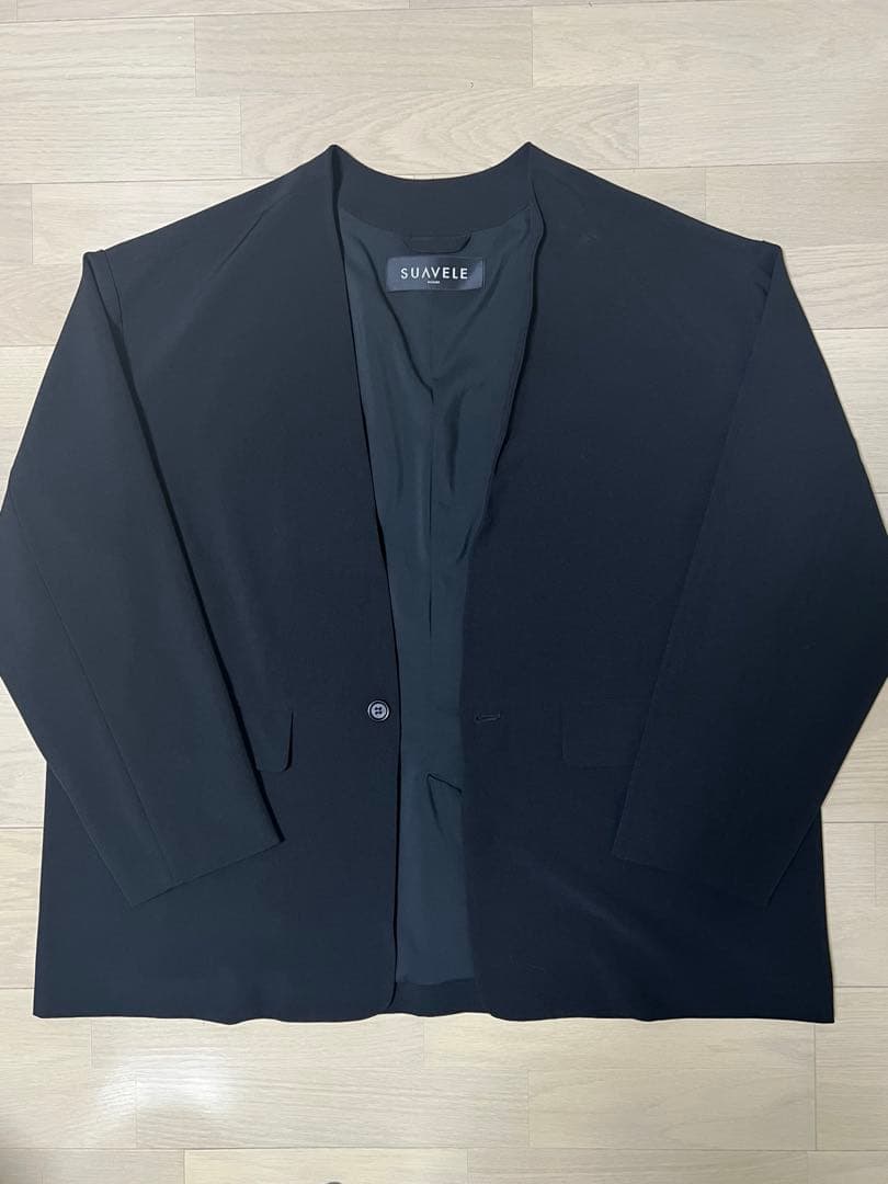 SUAVELE セットアップ　メンズ　ブラック